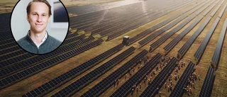 Här byggs Sveriges största solcellspark – på åkermark ✓Ska samsas med får ✓Greenwashing, menar kritiker