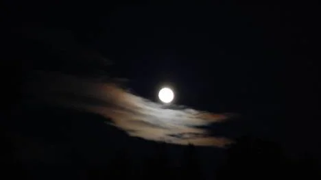 Kvällens sista bild på himlen.