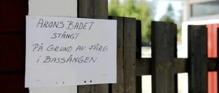 Aronsbadet vandaliserat