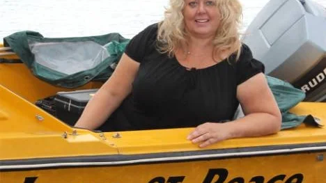 Elisabeth Lindberg, högsta hönset i landstingets egen församling.