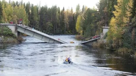 I dag kommer den omkomnes kropp att bärgas efter broraset på lördagseftermiddagen.