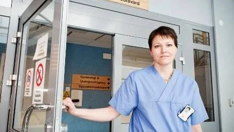 MÅNGÅRIGT ARBTE. Anna Pohjanen, chef för kvinnosjukvården i Norrbotten, säger att bakom den låga andelen kejsarsnitt ligger ett mångårigt arbete.