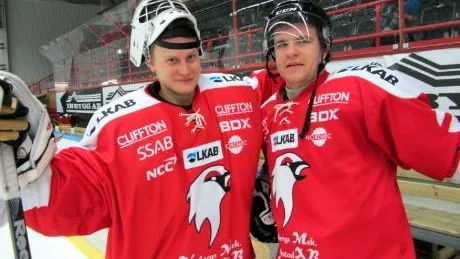 VINNARDUO. Henrik Svanelöv och Niko Saarenpää lade grunden till Kirunas andra seger under helgen.