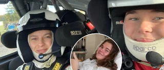 Rallyduo i ambulans till sjukhus efter brutal landning – Madickens ryggkota bruten: "Kände direkt att nåt gick sönder i kroppen"