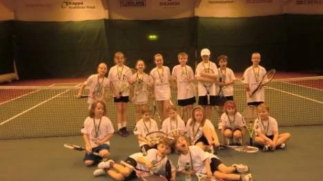 Minigruppen i If SO tour i tennis.