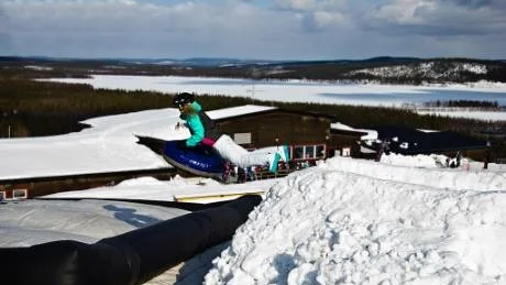 FÖR ALLA. Snow-tube är något som alla kan ha kul med, enligt Stefan Johansson.