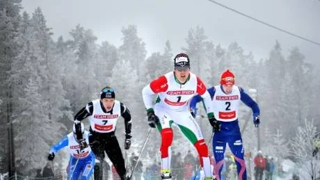 FÖRST. Jesper Modin har inte haft någon större lycka i tidigare sprintfinaler men under SM i Sundsvall lyckades han till slut komma först över mållinjen. Ett skönt besked inför VM i Holmenkollen.