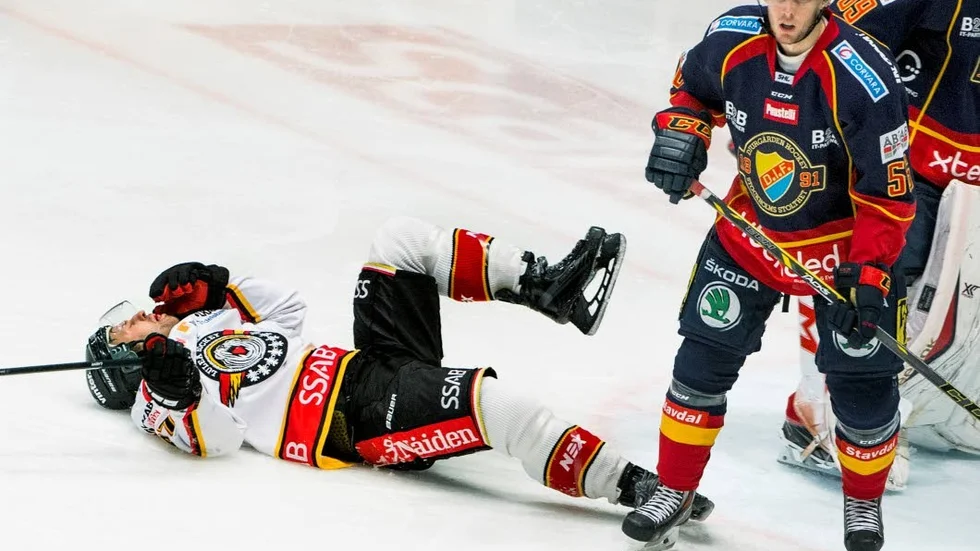 Blodig. Per Ledin och Luleå lyckades inte bryta trenden.