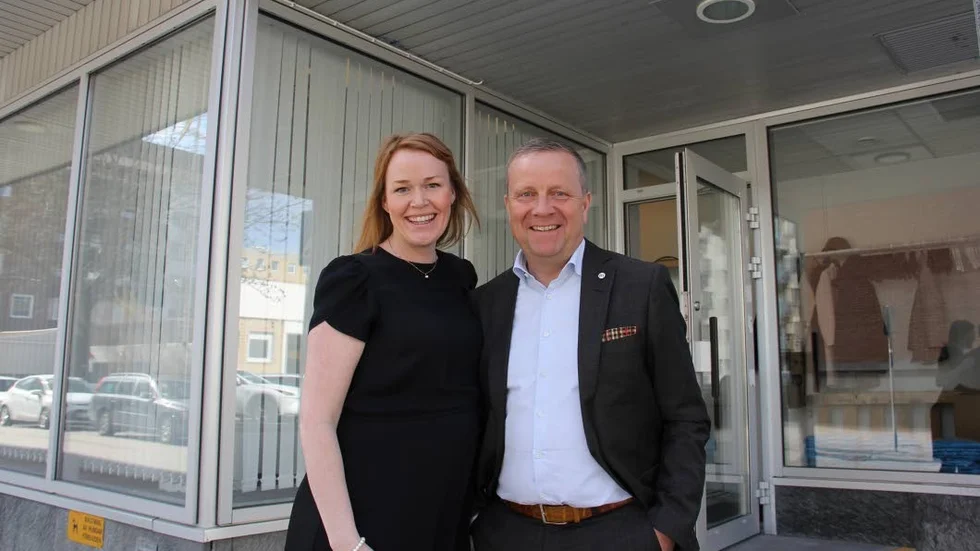 Therez Olsson och Fredrik Ahlstedt presenterade Moderaternas valprogram för Uppsala på torsdagen. Ökad trygghet är det främsta av fyra prioriterade områden.