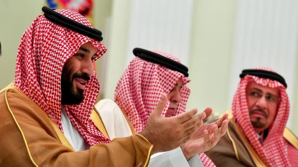 Kronprins Mohammed bin Salman (till vänster) är knappast ute efter att demokratisera Saudiarabien. Fler än 
Kanada bör kritisera regimens människorättsbrott.