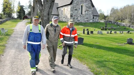 Sören Palmqvist, Sten-Ola Johansson och Curt Palmqvist.