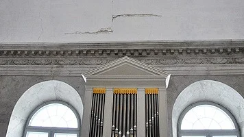 Skadorna i Forsmarks kyrka utreds.