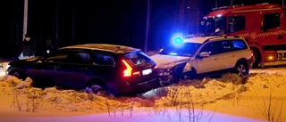 Polisen prejade bil i diket