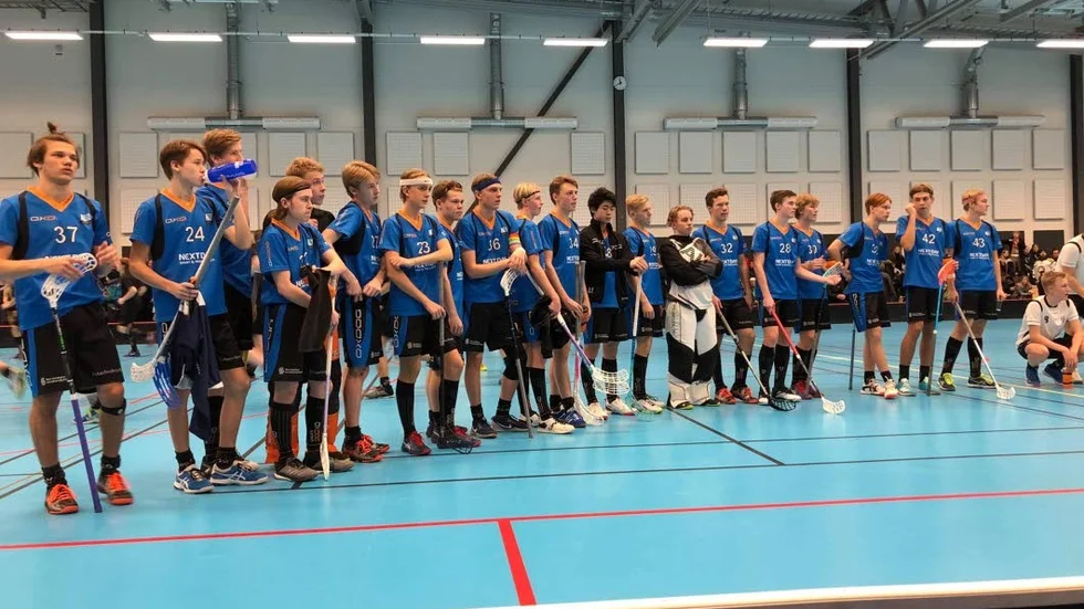 Norrbottens distriktslag på pojksidan efter en av alla fem matcher i SDF-SM.