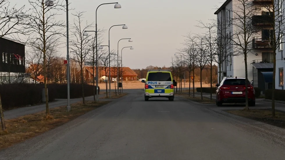 Polisen kallades till Lambohov på torsdagskvällen. 