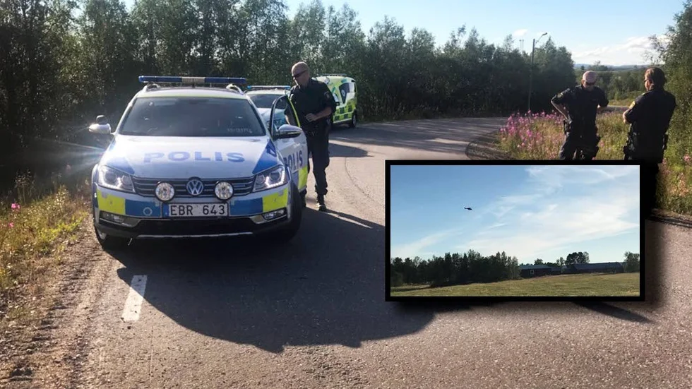 Mannen som misstänks för människorov greps i en by i Kirunna kommun i somras.