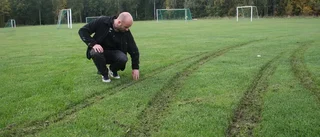 Fotbollsplaner vandaliserades