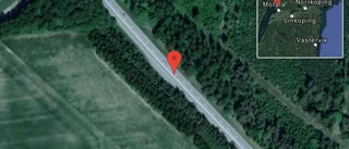 En personbil i trafikolycka
