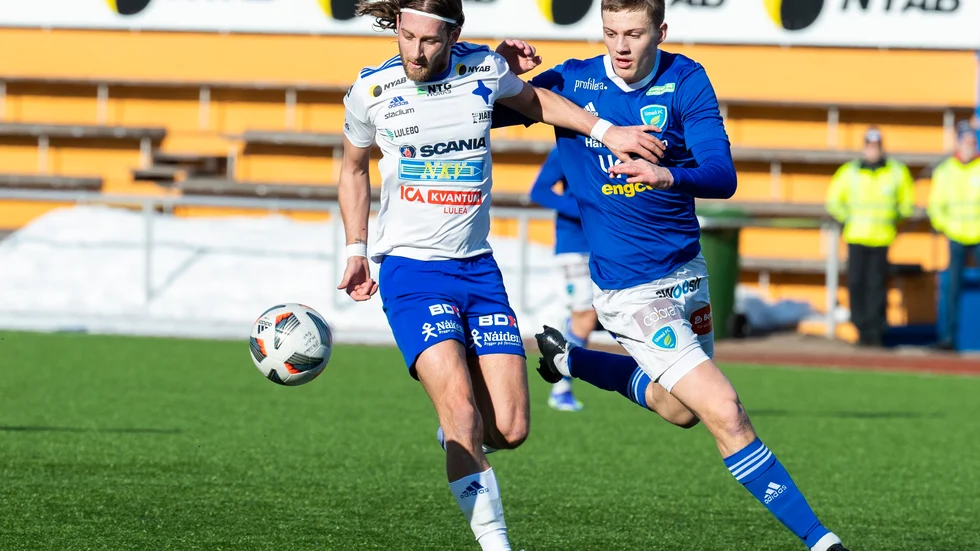 Nils Nilsson blev målskytt i tävlingsdebuten för IFK Luleå.
