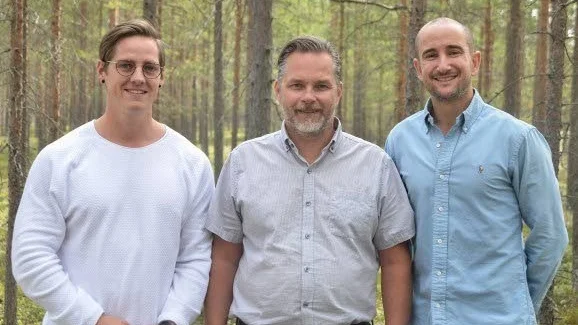 Nordic Quick Systems grundare Niclas Granström, Nicklas Jadinge och Sammy Pergament.