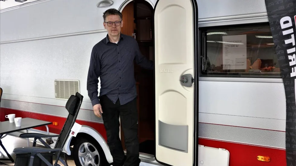 Gunnar Enmark hoppas att husvagnsförsäljningen ska öka under 2020.