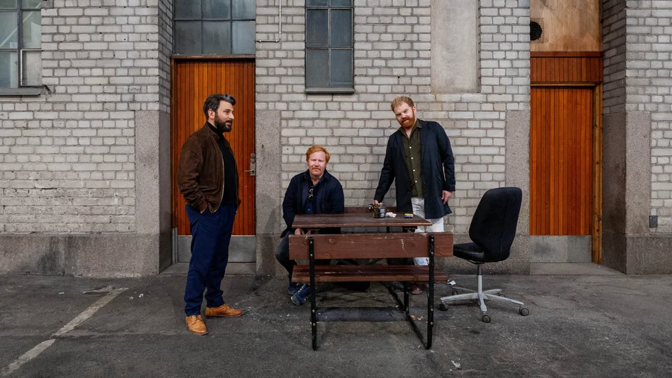 Sedan ungefär ett och ett halvt år har Markus Jägerstedt (till höger i bild) varit med i bandet Daniel4ever, som han startat tillsammans med Daniel Boyacioglu och Nils Törnqvist från gruppen Amason.