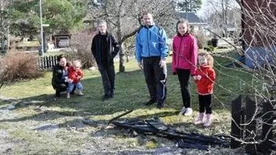 Jenny Karlsson, Tuvalie Karlsson, Albin Karlsson, Joachim Jansson, Ellen Karlsson och Tilja Karlsson.