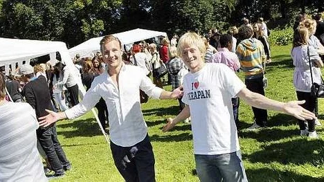 Jesper Sigg och Henrik Enfält arrangerar festivalen.