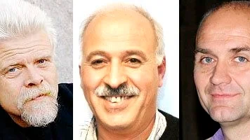 Uppsalaborna fr v Mattias Gardell, Amil Sarsour och Ulf Carmesund. Den senare kommer enligt uppgift till Sverige i morgon.