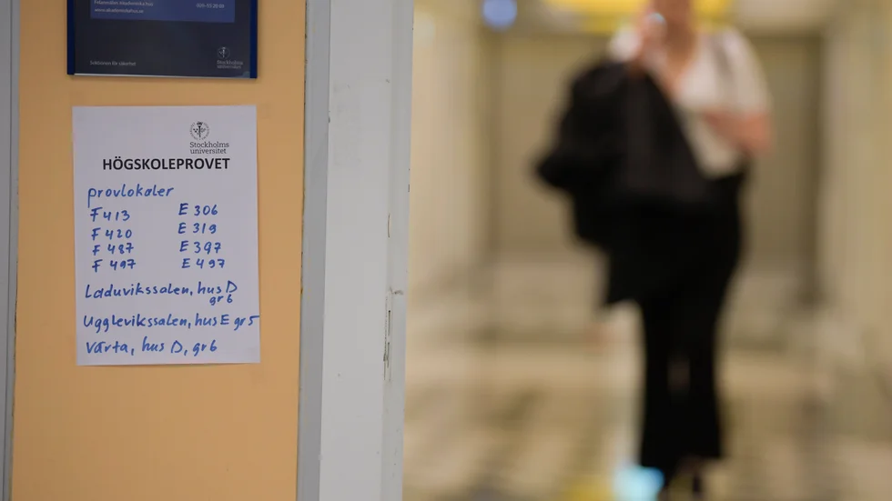 Många är sugna på att skriva högskoleprovet efter pandemin. Arkivbild.