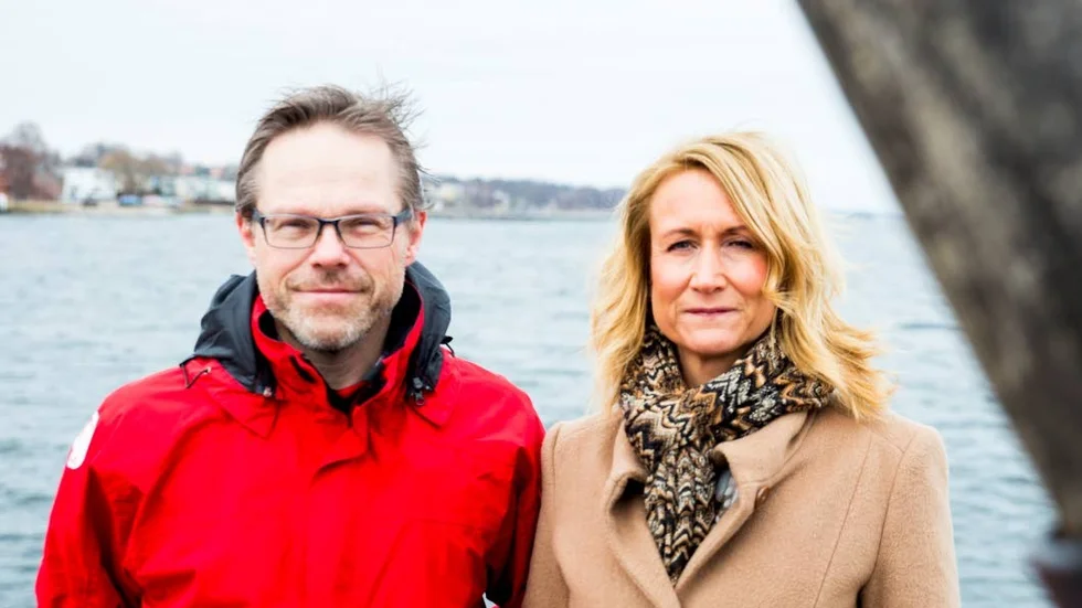 Programledare. Västerviks-Tidningens chefredaktör, Mikael Sönne, och Länsföräkringar i Kalmar läns VD, Anna Blom, håller i årets tillväxtdag på Gränsö.