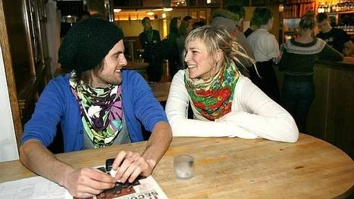 Hjalmar Flygt och Johanna Hedin.