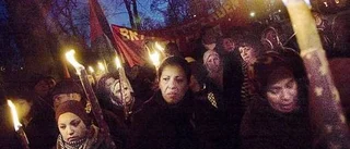 Stor manifestation mot Israel