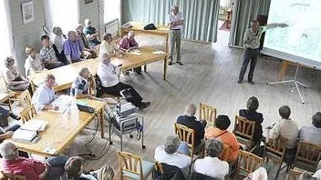 Mycket är på gång i Öregrund för att utveckla och försköna orten. Det kom fram på tisdagskvällens möte i Societetshuset.