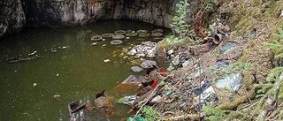 Gruvhål illegala soptippar