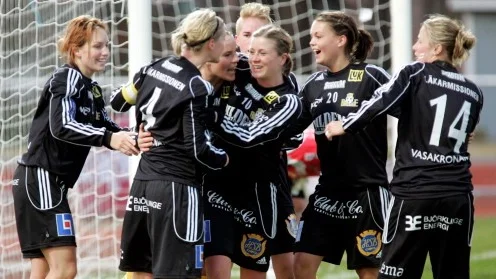 Bälinge fick äntligen jubla för ett mål.