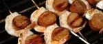 Chorizo spett med stora räkor