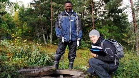 Anna Bergsten och Anicetus Tanyi