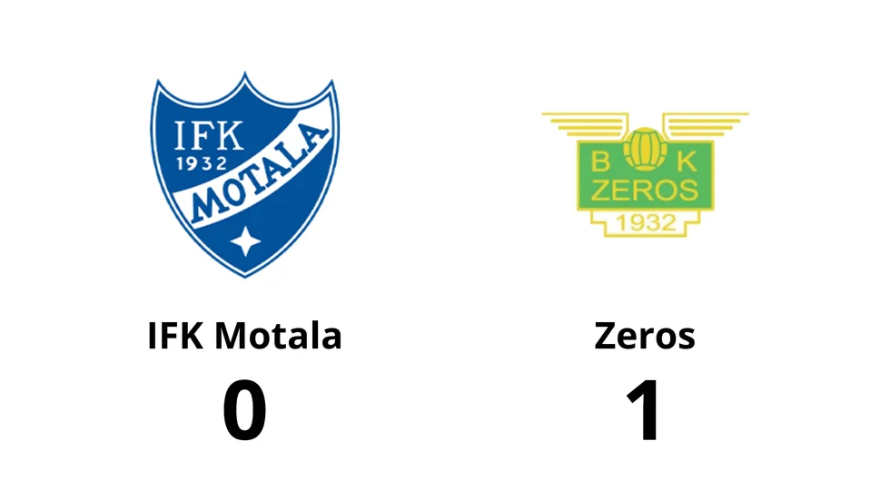 IFK Motala FK förlorade mot BK Zeros