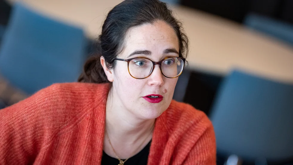 Författarförbundets ordförande Anja Gatu kritiserar hybridförlaget Lava.