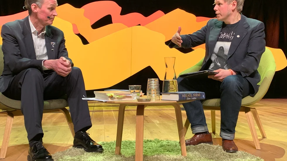 Mikael Niemi och David Väyrynen. 