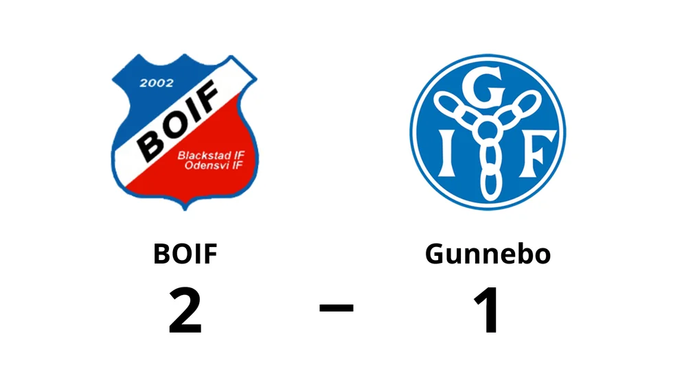 B.O.IF vann mot Gunnebo IF