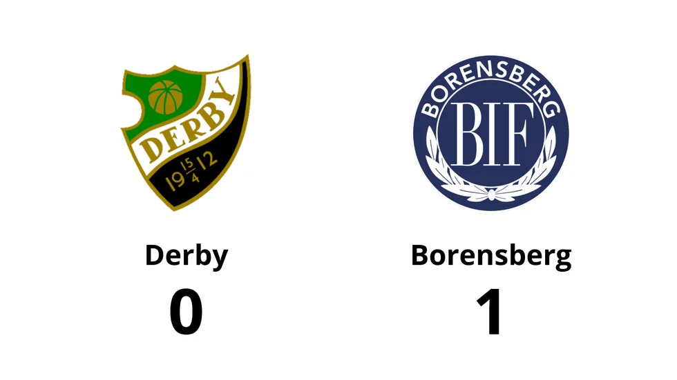 BK Derby förlorade mot Borensbergs IF