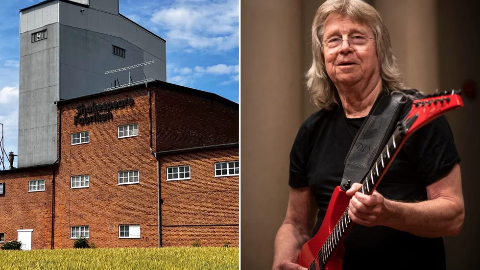 Janne Schaffer besöker Shakespearefabriken utanför Vadstena på söndagen med sin föreställning "My Music Story". Bilden på Shakespearefabriken är en arkivbild.
