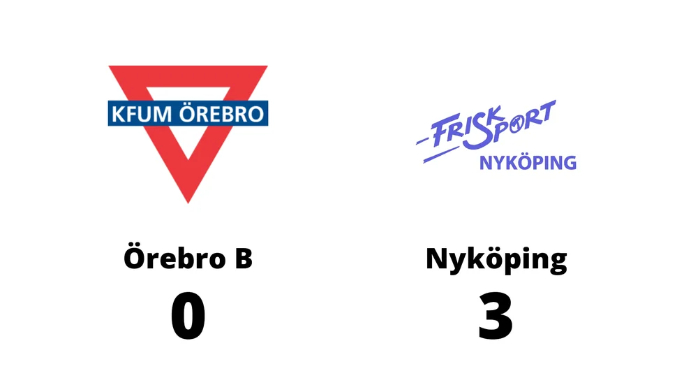KFUM Örebro B förlorade mot Nyköpings FK