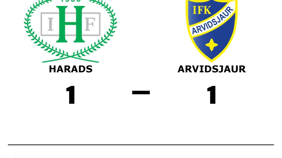 Harads IF spelade lika mot IFK Arvidsjaur FK