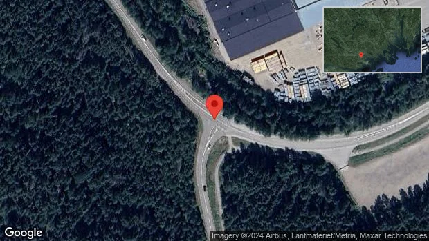 Större trafikolycka på väg 515