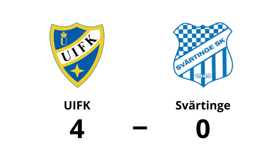 UIFK vann mot Svärtinge SK