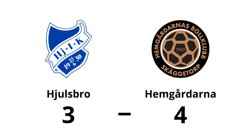 Hjulsbro IK förlorade mot Hemgårdarnas BK