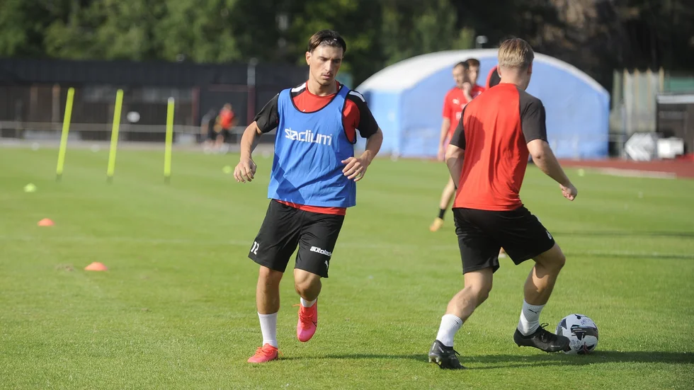 Oliver Matic, 20 år, är en spelare under utveckling enligt tränaren.